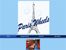 Tablet Screenshot of pariswheelsskating.com
